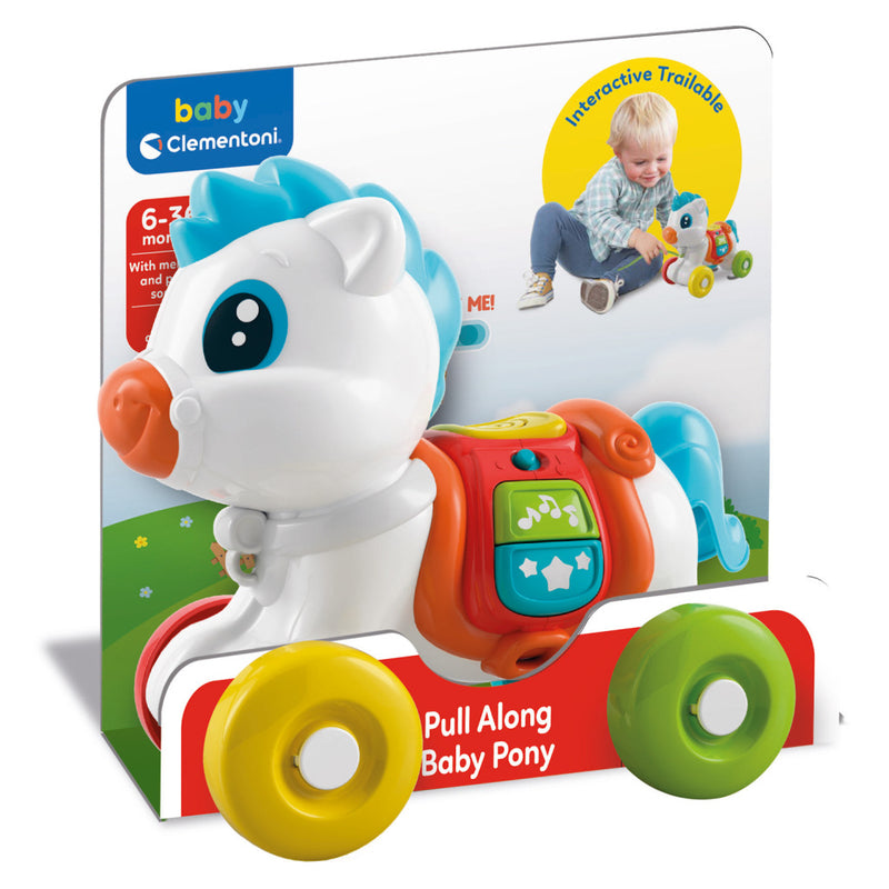 Afbeelding laden in galerijviewer, Clementoni baby trekfiguur paard + geluid
