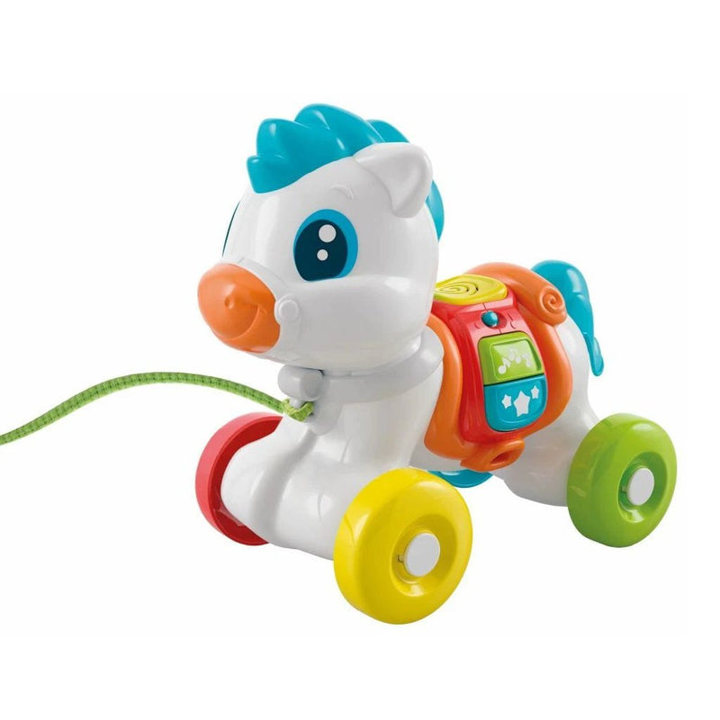 Afbeelding laden in galerijviewer, Clementoni baby trekfiguur paard + geluid
