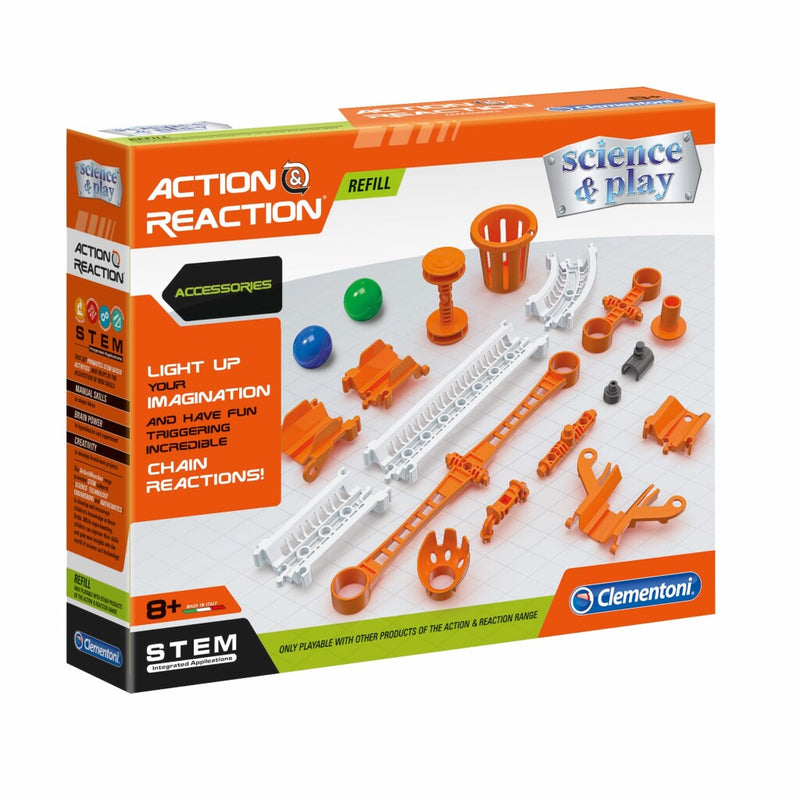 Afbeelding laden in galerijviewer, Clementoni wetenschap en spel action and reaction accessoires
