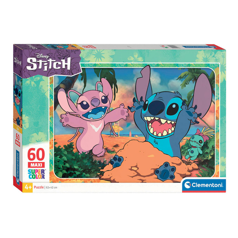 Afbeelding laden in galerijviewer, Clementoni puzzel maxi 60 stukjes stitch
