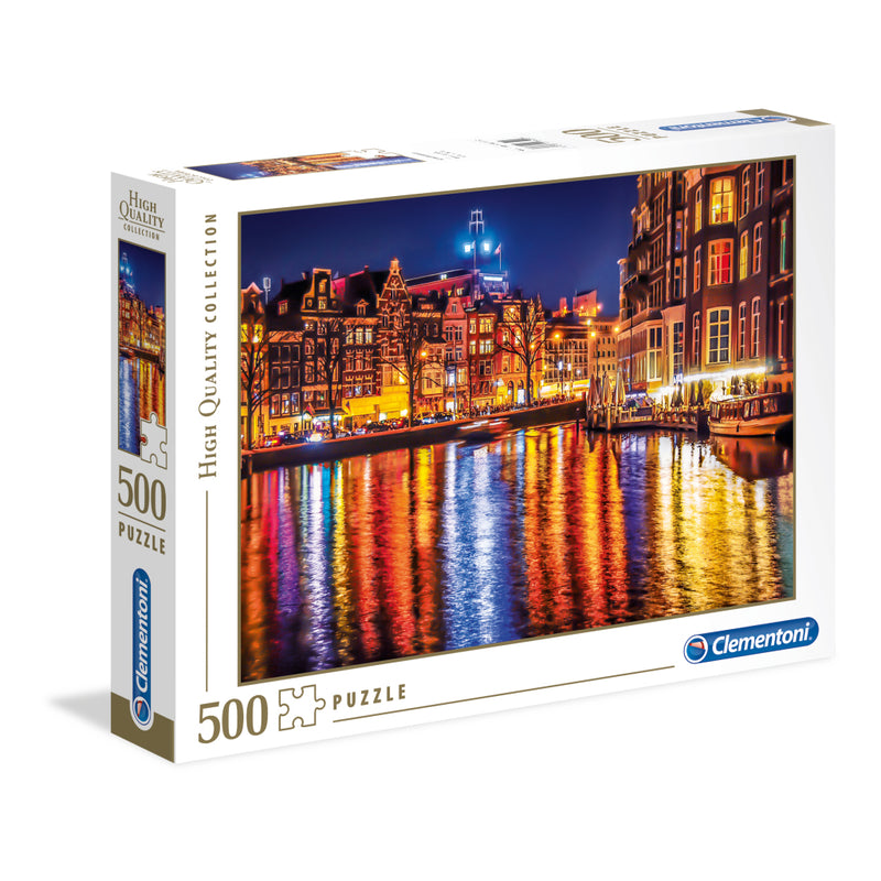 Afbeelding laden in galerijviewer, Clementoni high quality collection puzzel amsterdam 500 stukjes
