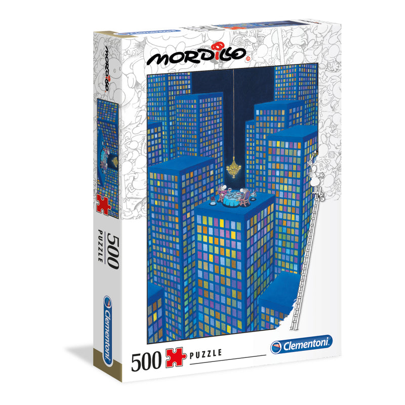 Afbeelding laden in galerijviewer, Clementoni mordillo puzzel the dinner 500 stukjes

