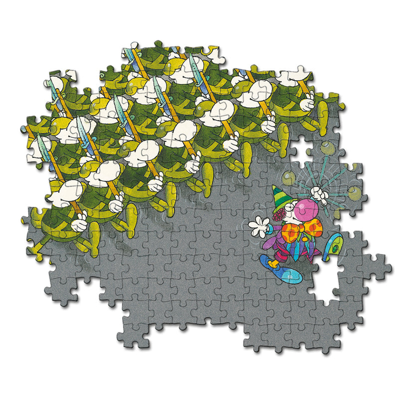 Afbeelding laden in galerijviewer, Clementoni mordillo puzzel the march 500 stukjes
