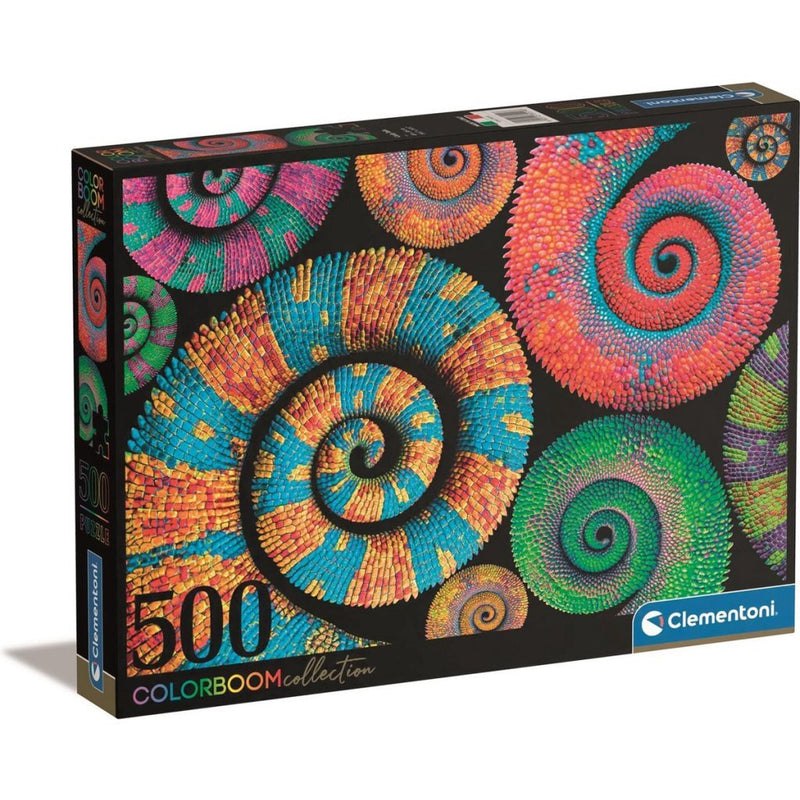 Afbeelding laden in galerijviewer, Clementoni colorboom collection puzzel curly 500 stukjes
