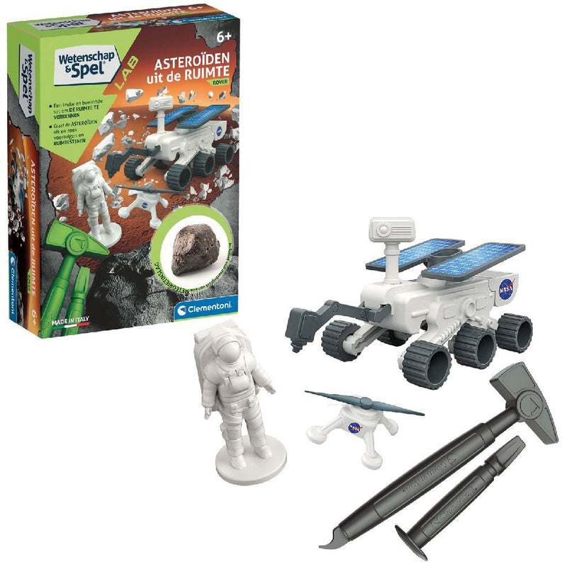 Afbeelding laden in galerijviewer, Clementoni wetenschap en spel nasa asteroïden kit
