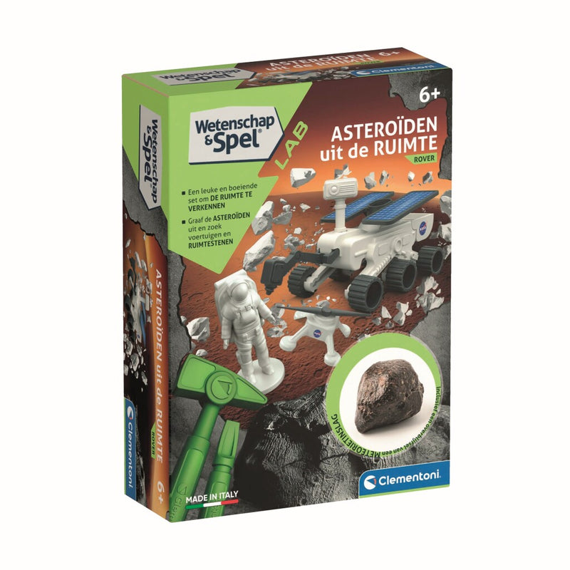 Afbeelding laden in galerijviewer, Clementoni wetenschap en spel nasa asteroïden kit
