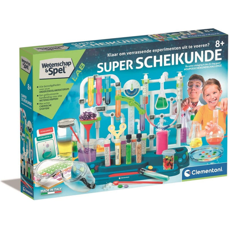 Afbeelding laden in galerijviewer, Clementoni wetenschap en spel super scheikunde
