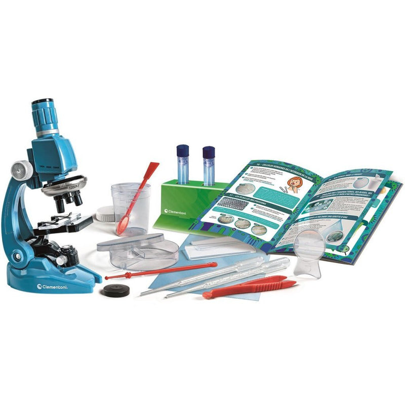 Afbeelding laden in galerijviewer, Clementoni wetenschap en spel supermicroscoop
