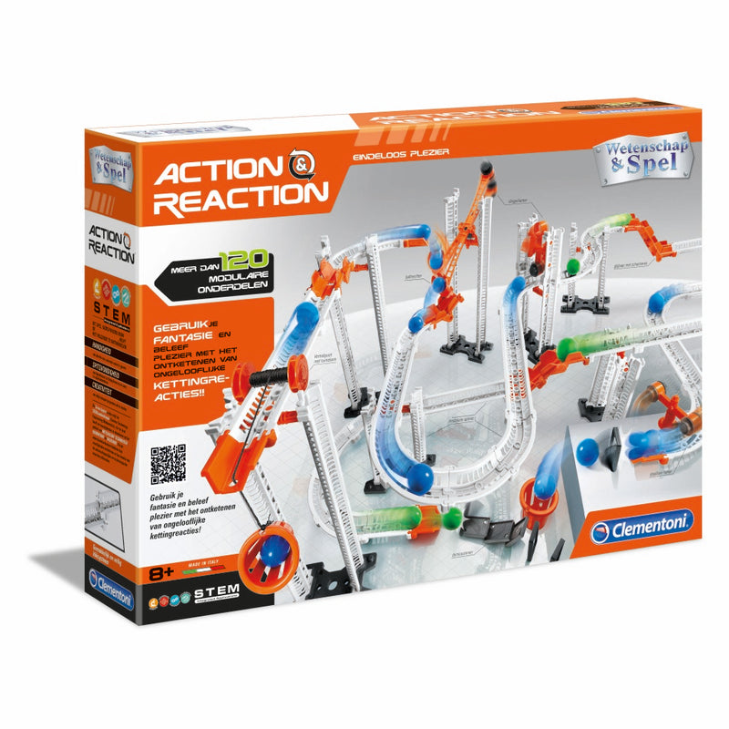 Afbeelding laden in galerijviewer, Clementoni Wetenschap en Spel Action and Reaction Kogelbaan
