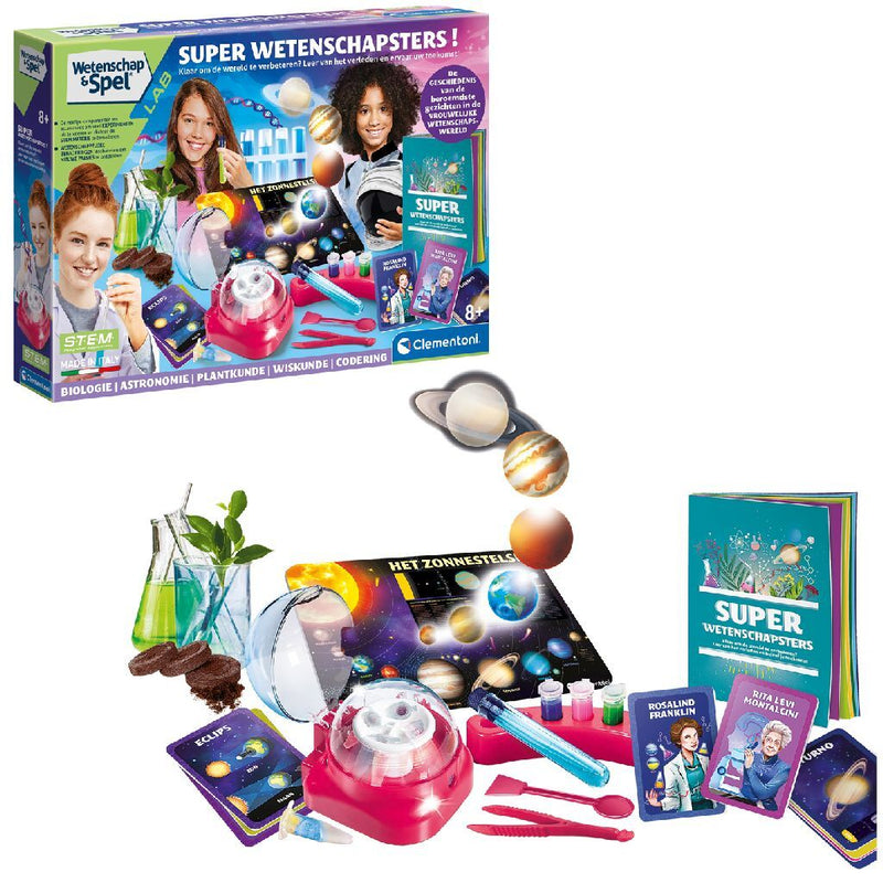 Afbeelding laden in galerijviewer, Clementoni Wetenschap Spel Super Wetenschapsters
