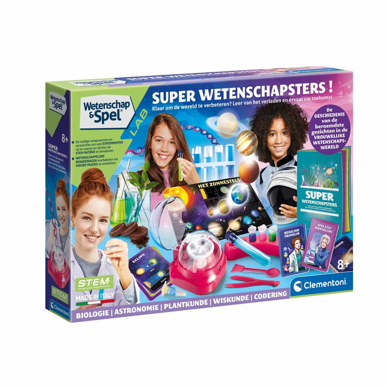Afbeelding laden in galerijviewer, Clementoni Wetenschap Spel Super Wetenschapsters
