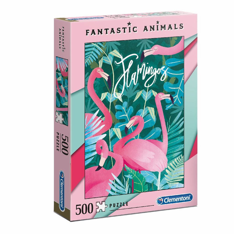 Afbeelding laden in galerijviewer, Clementoni fantastic animals puzzel 500 stukjes
