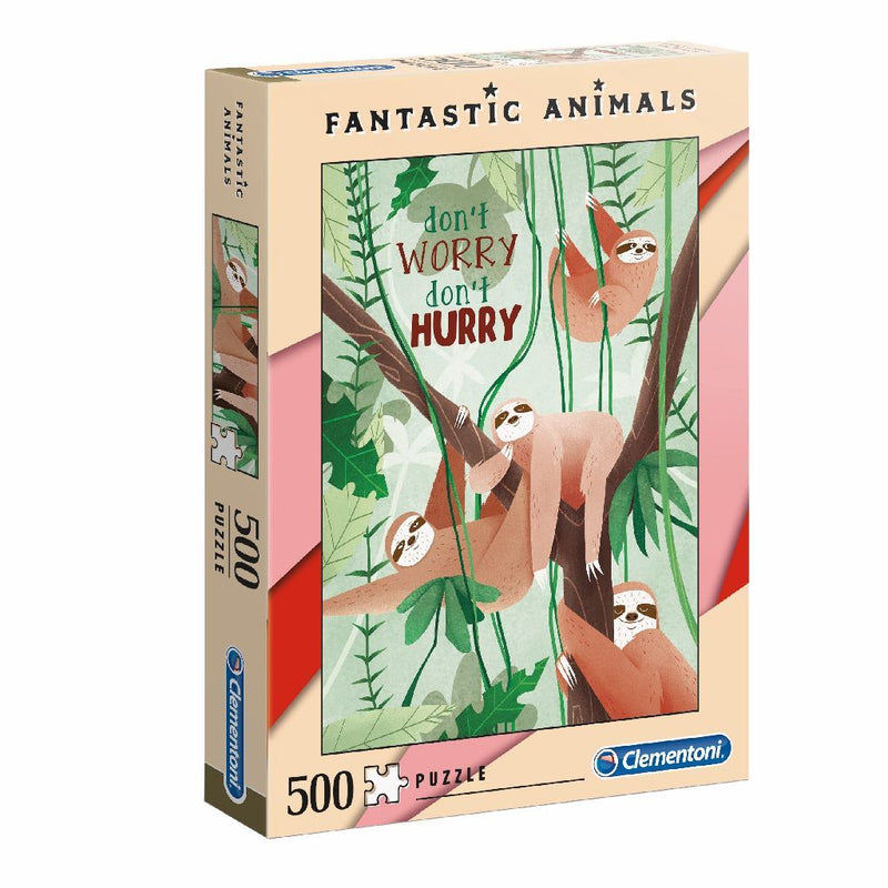Afbeelding laden in galerijviewer, Clementoni fantastic animals puzzel 500 stukjes
