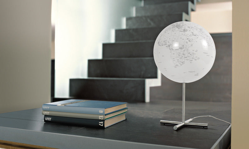Afbeelding laden in galerijviewer, Atmosphere atmosphere nr-0331glgl-gb globe lamp 30cm diameter rvs wit met verlichting

