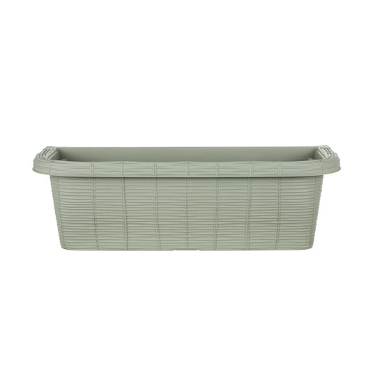 Bama fioriera bloem-balkonbak 60x20x18.5 cm sagegroen