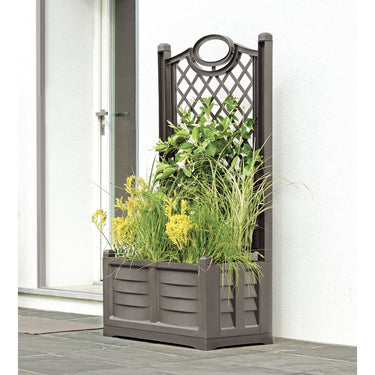Bama fioriera separe bloemenbak 80x42.5x150 cm taupe
