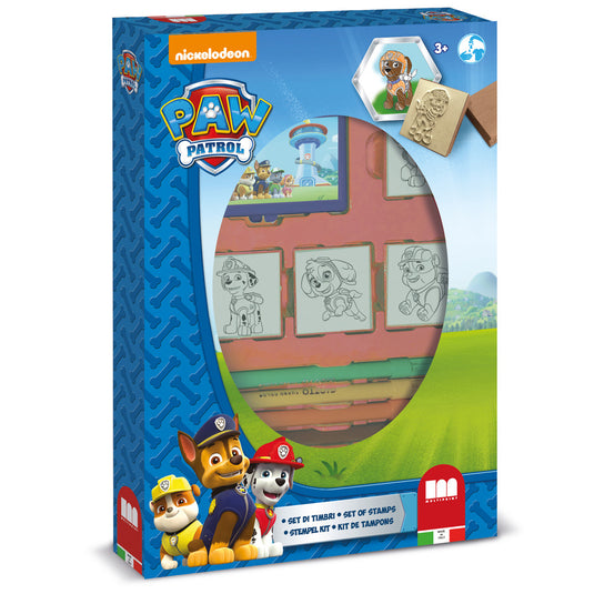 Paw patrol stempelset 12-delig