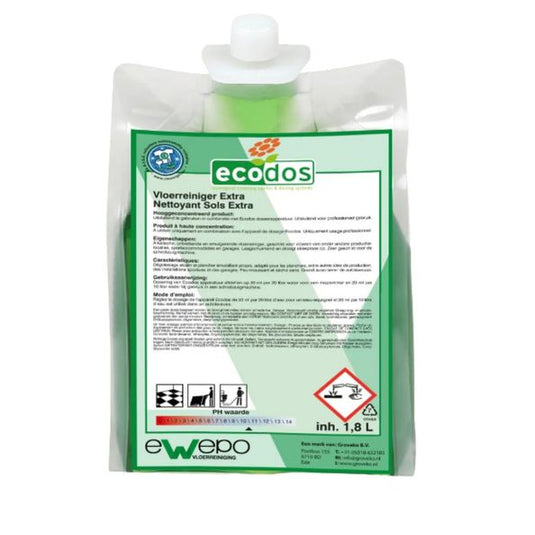 Ecodos vloerreiniger extra (3x 1.8 liter)