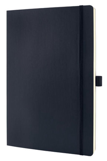 Sigel - notitieboek - conceptum pure - a4 - softcover - zwart - 194 pagina's - 80 grams - ruit - si-co310