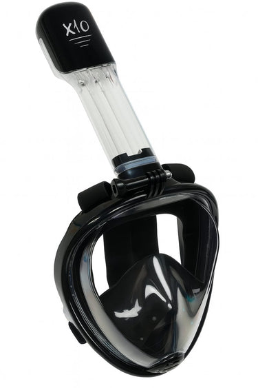 X10 snorkelmasker - duikbril - snorkel - snorkelset - full face masker - volwassenen - zwart - l xl