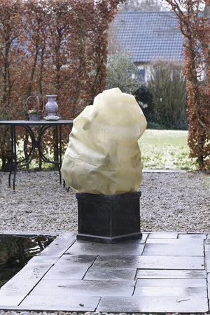Nature - winterhoes - h150 x ø100cm - beige - afdekhoes - met aantrekkoord