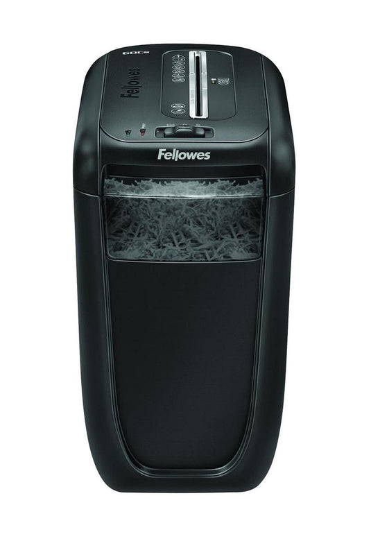 Papierversnipperaar fellowes powershred 60cs 10 vellen zwart