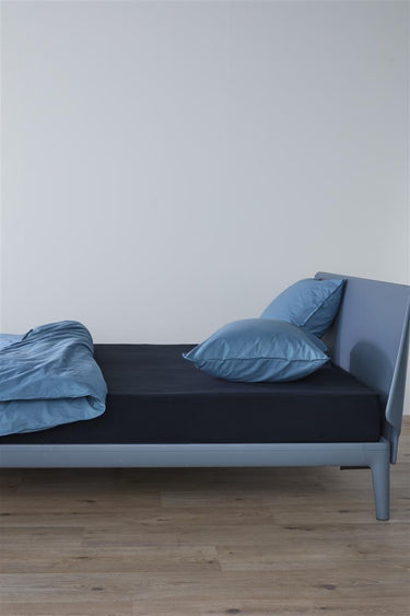 Beddinghouse - jersey - split-topper - hoeslaken - 160x220 cm - marine blauw