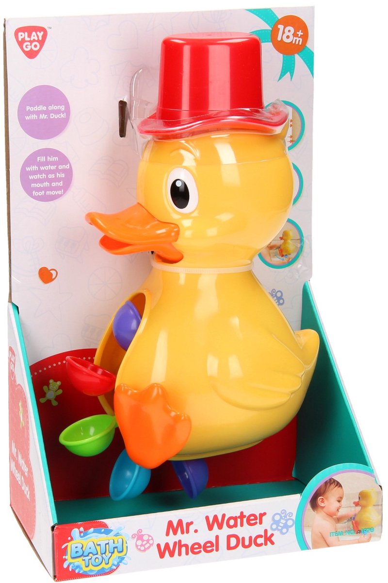 Afbeelding laden in galerijviewer, Playgo waterrad eend
