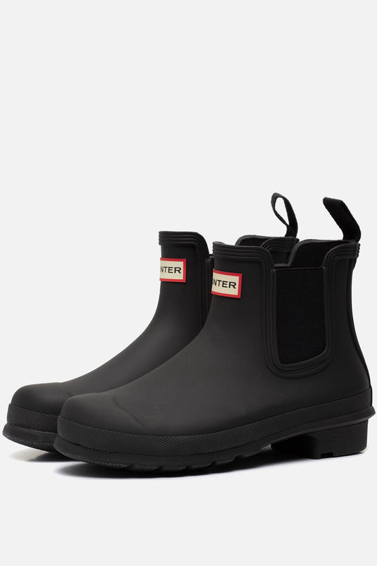 Hunter - regenlaarzen voor vrouwen - originele chelsea - zwart - maat 37eu