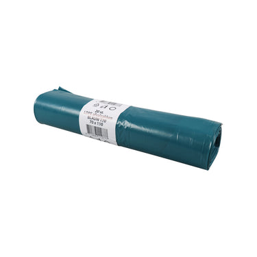 Powersterko afvalzak ldpe blauw 90x110cm 70my (1 rol à 10 stuks)