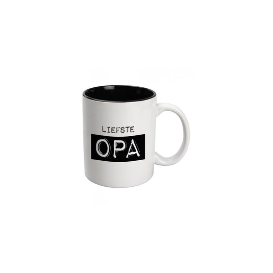 Paperdreams mok black white - opa