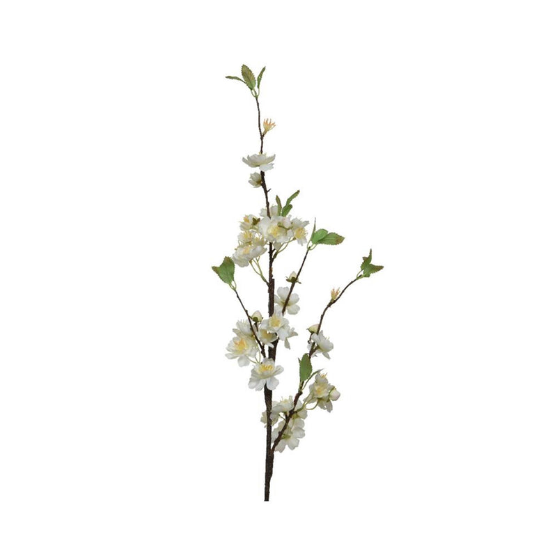 Afbeelding laden in galerijviewer, Decoris kunstbloem bloesem op steel polyester 15x4x106cm wit

