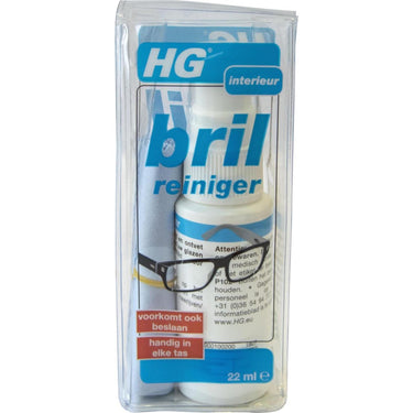 Hg brilreiniger 22ml inclusief doekje