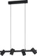 Eglo gatuela 1 hanglamp - e14 - 76 cm - zwart