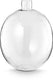 Vtwonen - basic - vaas - transparant - glas - 26,5x34,5cm