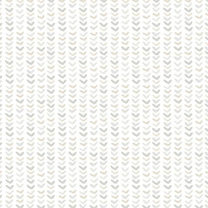 Noordwand behang mondo baby small harts wit en grijs