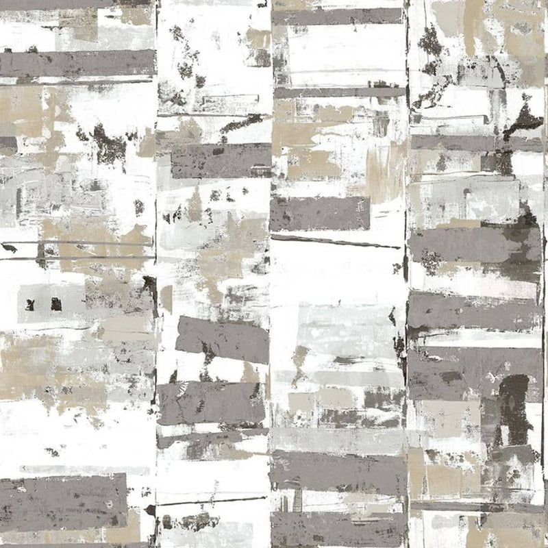 Afbeelding laden in galerijviewer, Noordwand Noordwand Behang Friends Coffee Industrial Weathered metallic beige
