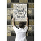 Noordwand behang friends coffee boxes and locks metallic en beige