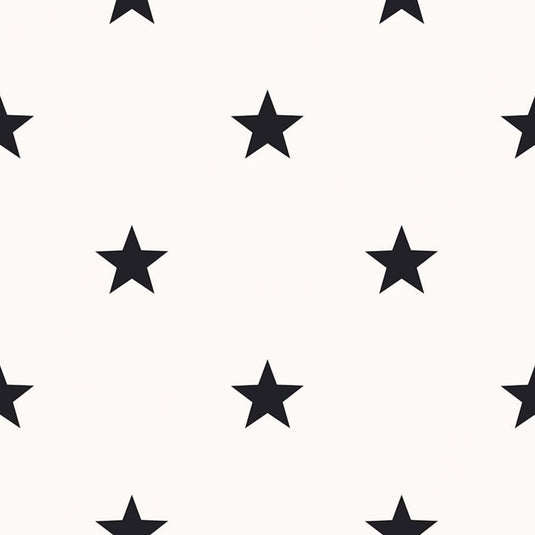 Noordwand behang friends coffee little stars zwart en wit