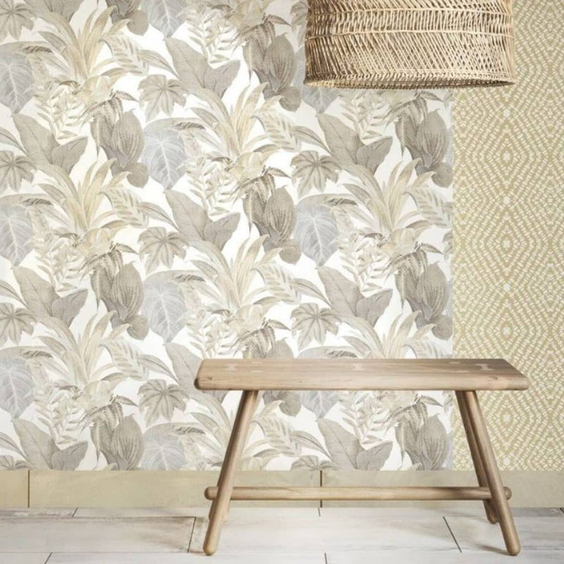 Afbeelding laden in galerijviewer, Noordwand Noordwand Behang Topchic Leaves beige
