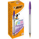 Pen bic cristal 20 stuks paars