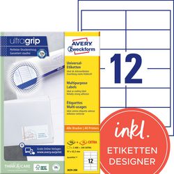 Etiketten avery 2640 stuks wit