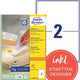 Universele etiketten avery 200 stuks