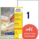 Universele etiketten avery wit 200 stuks