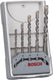 Bosch - 5-delige betonborenset cyl-3 4; 5; 6; 6; 8 mm