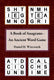 Books of anagrams - an ancient word game 1 - a book of anagrams - an ancient word game