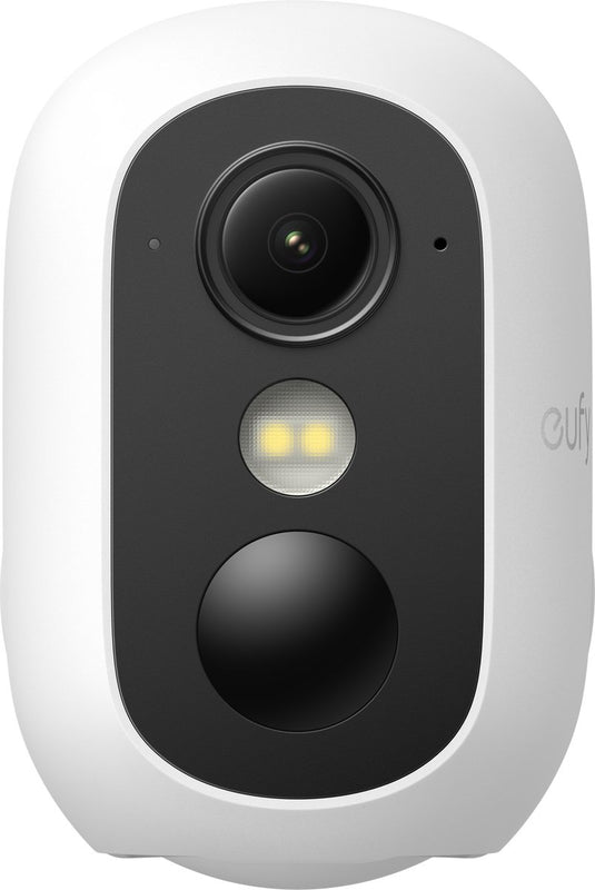 Eufy security cam c35 - wit - draadloze beveiligingscamera - voor buiten en binnen - magnetische bevestiging - kleurennachtzicht - lokale opslag - geen maandelijkse kosten - ip67 - gezichtsherkenning
