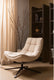 Woood maudi draaifauteuil - polyester - naturel - 84x74x86