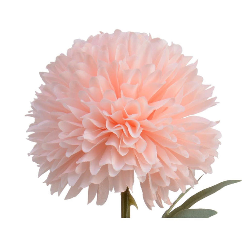 Afbeelding laden in galerijviewer, Decoris kunstbloem dahlia h60cm zacht oranje
