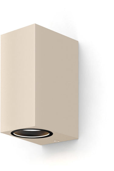 Calex wandlamp up downlight bergamo – 2× gu10 – ip54 water- en stofbestendig – geschikt voor binnen en buiten – eenvoudige installatie – rechthoek – zwart